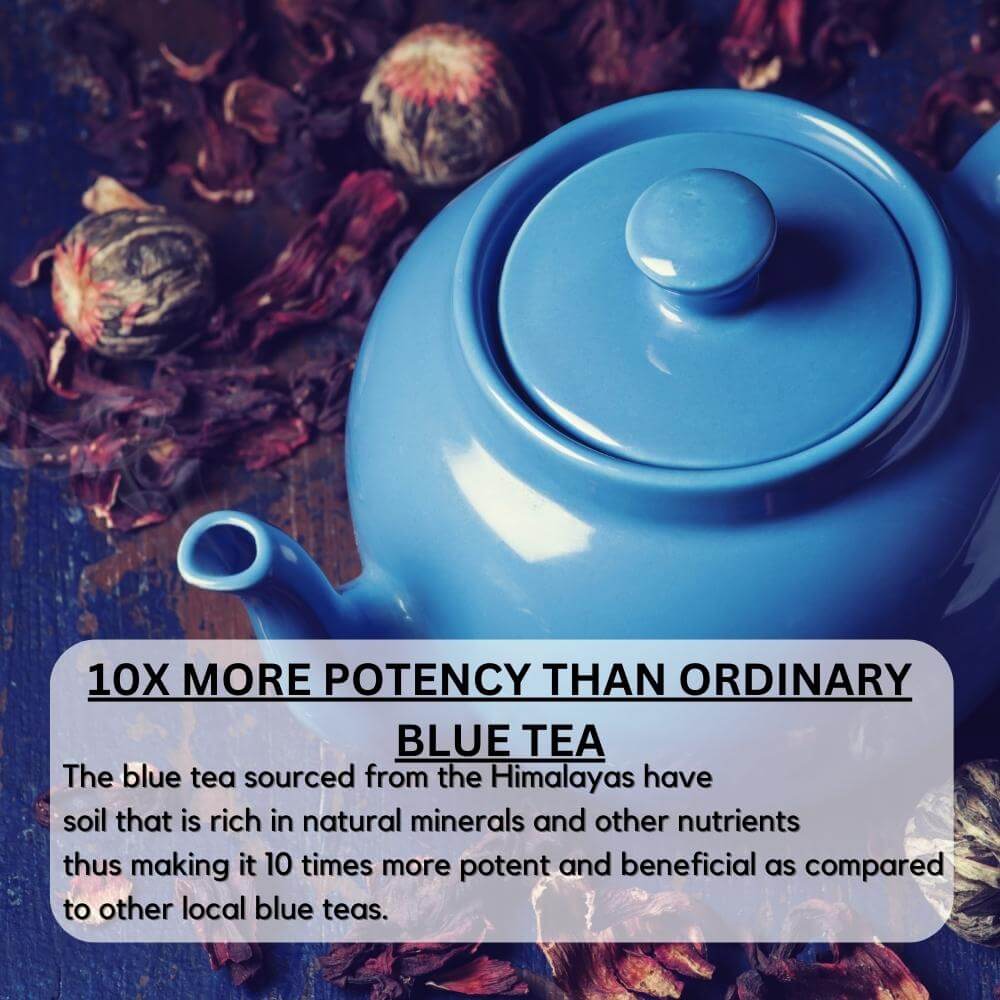 BLUE TEA - Butterfly Pea Flower Tea 100gm