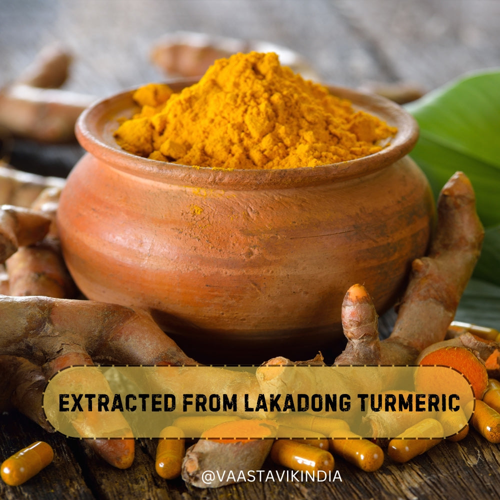 Turmeric Curcumin 95% Curcuminoids With Black Pepper Extract Capsules Supplements 500 mg