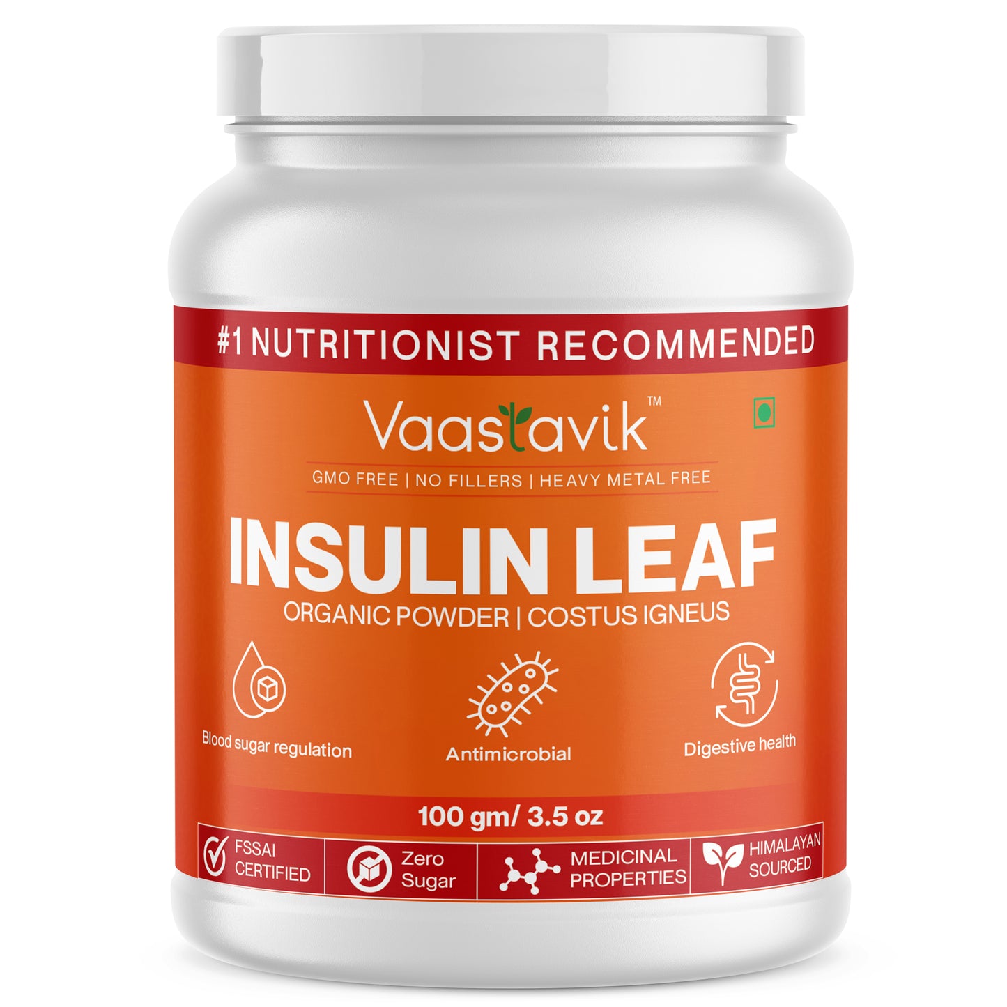 Insulin Leaf Costus Igneus Powder 100gm