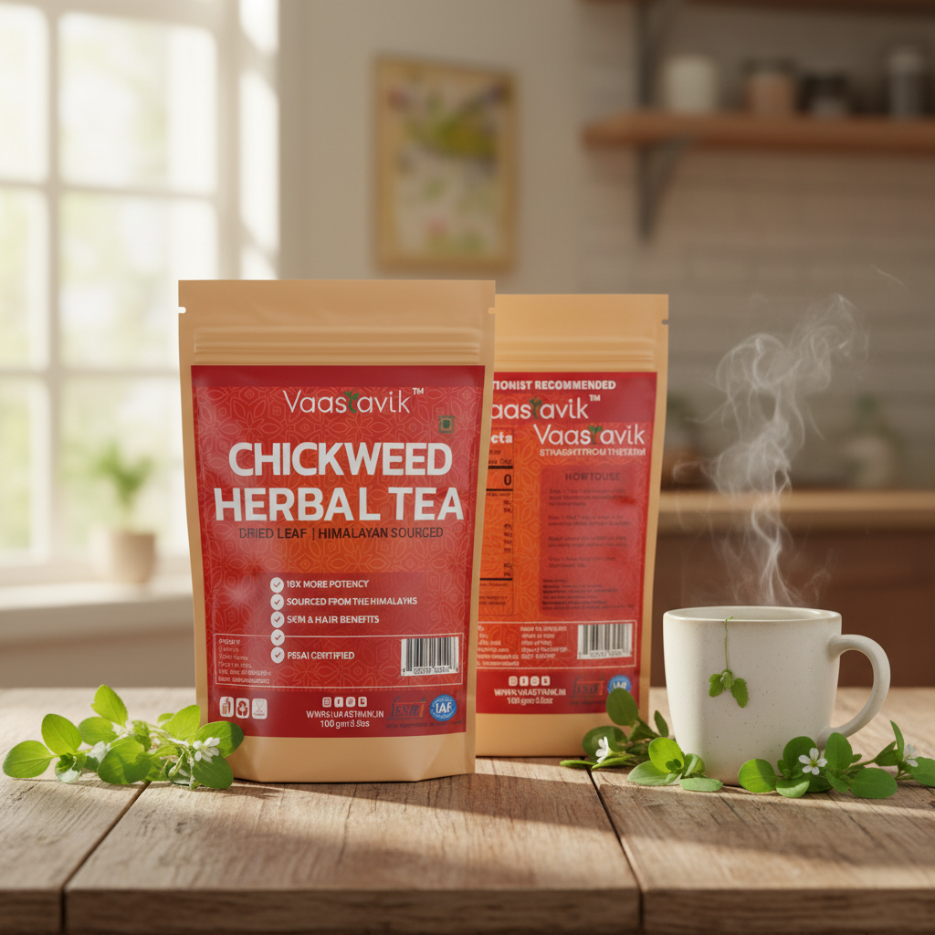Chickweed Tea Lifestyle Shot
