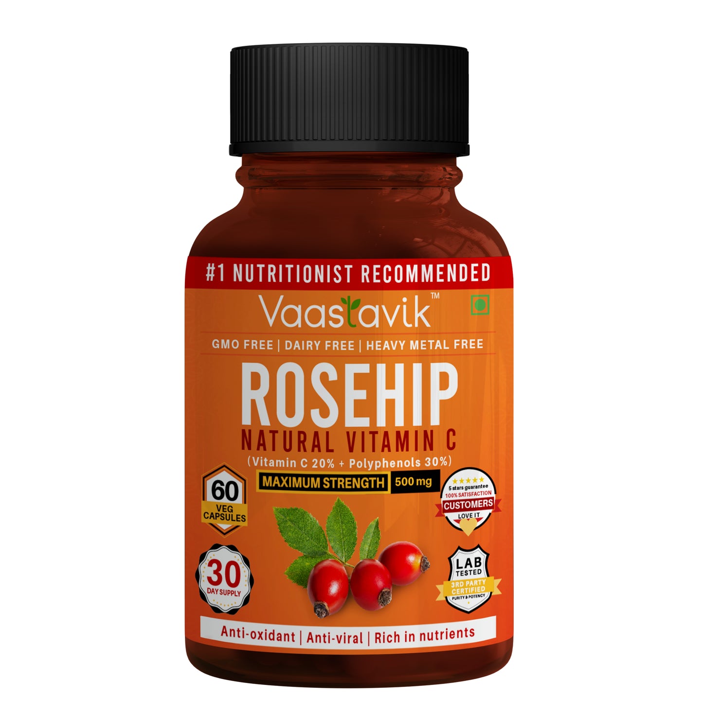 Vaastavik Rosehip capsule supplements