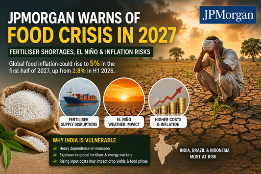 JPMorgan Warns of Food Inflation in 2027: How El Niño and Fertiliser Shortages Could Hit India