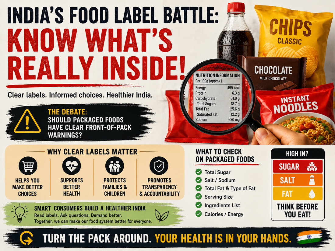 Why India Still Needs Clearer Food Labels: What the Packaged Food Debate Means for Consumers