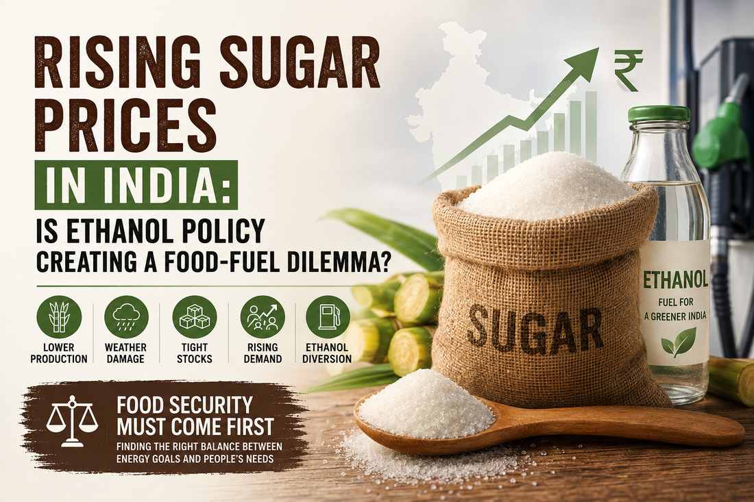 Rising Sugar Prices in India: Is Ethanol Policy Creating a Food-Fuel Dilemma?
