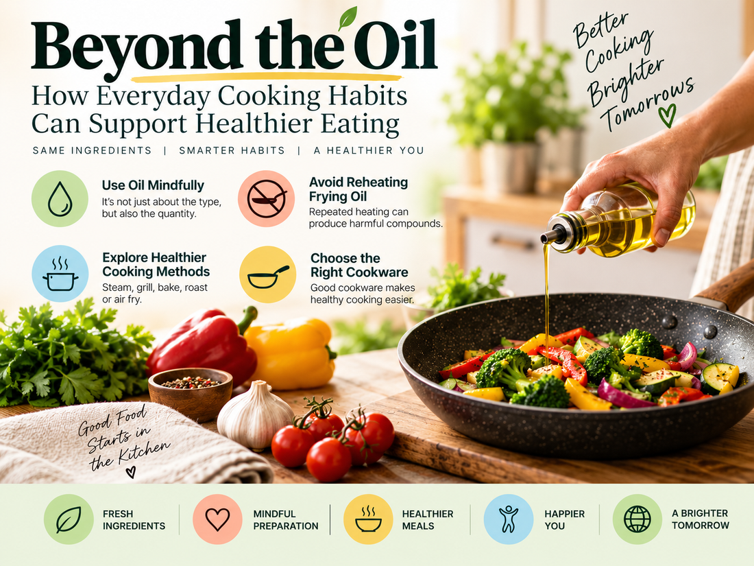 Beyond the Oil: Simple Cooking Habits That Can Make Everyday Meals Healthier