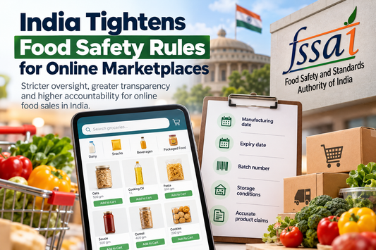 India Tightens Food Safety Rules for Online Marketplaces