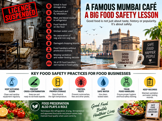 Food Safety Lessons from Mumbai Cafe Licence Suspension