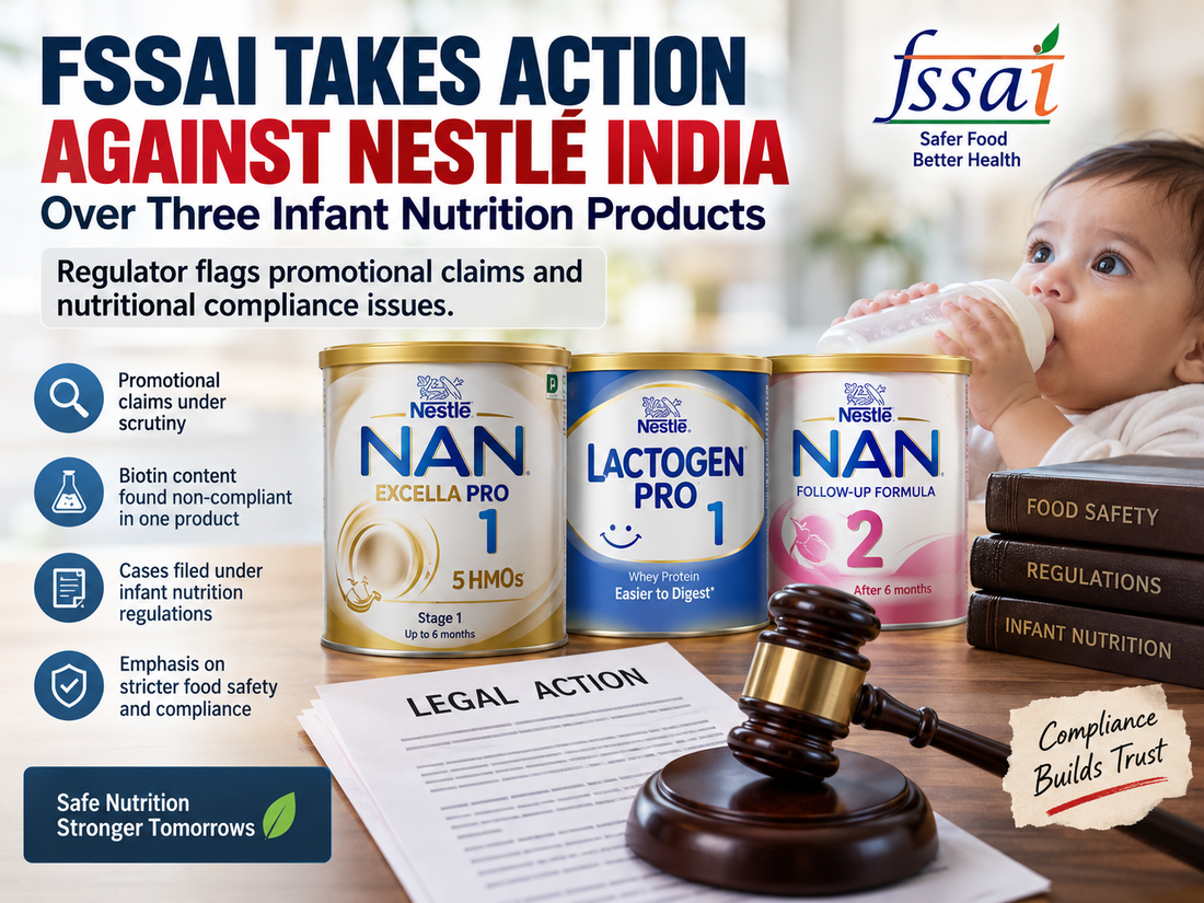 FSSAI Takes Legal Action Against Nestlé India Over Three Infant Nutrition Products