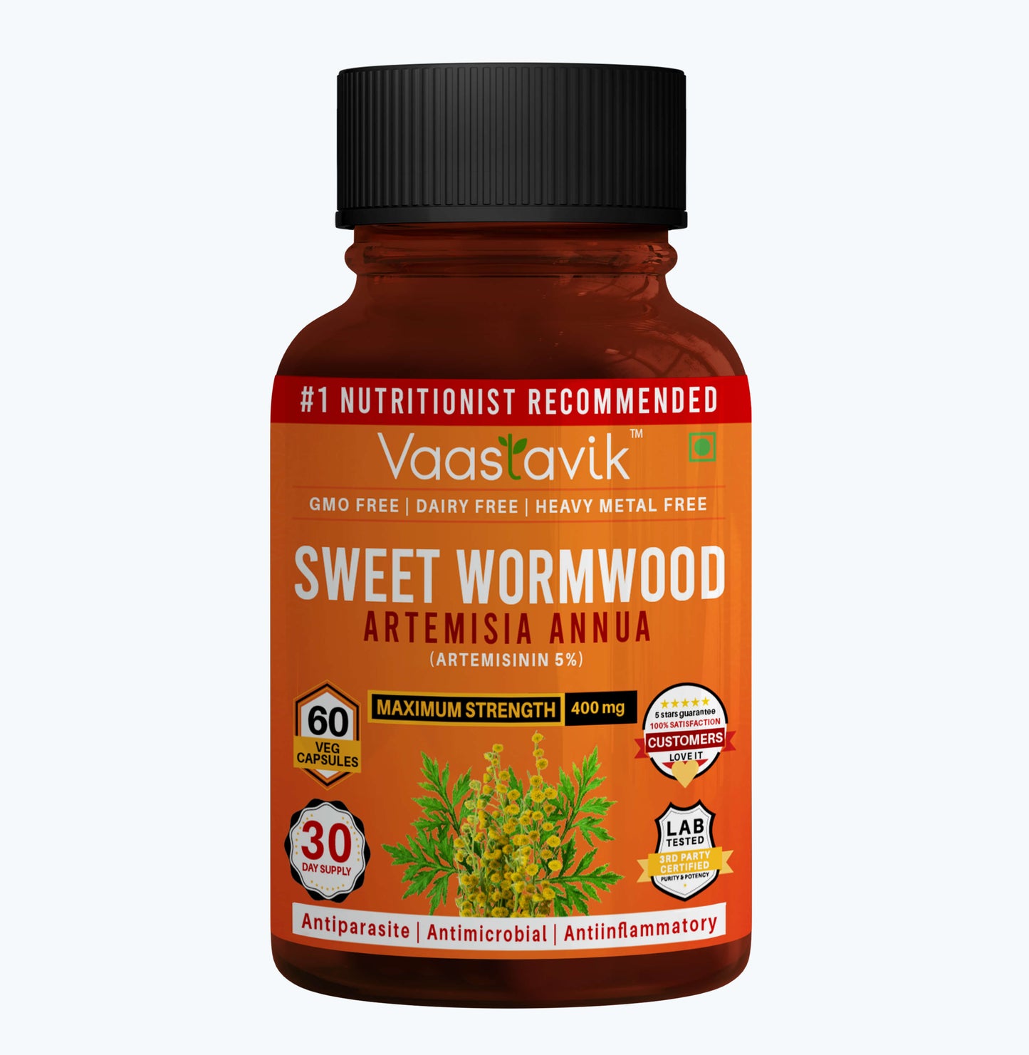 Artemisia Annua Sweet Wormwood Capsule Extract Supplements 400 mg