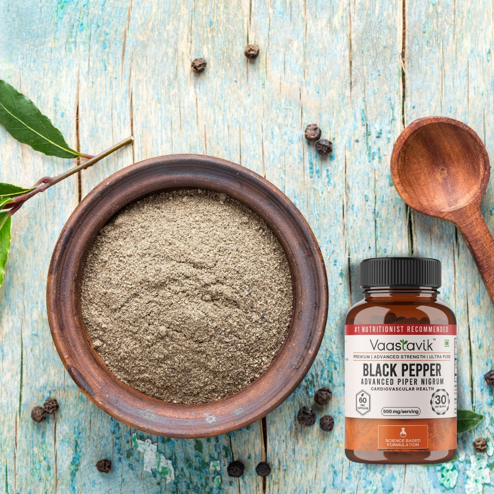 Black Pepper Capsules Extract Dietary Supplements 500mg