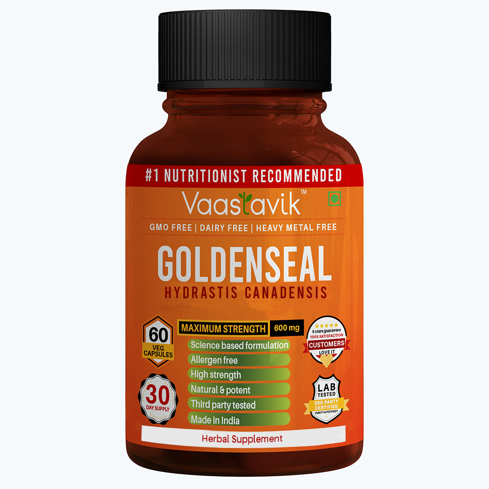 Goldenseal Root Capsules 600 mg