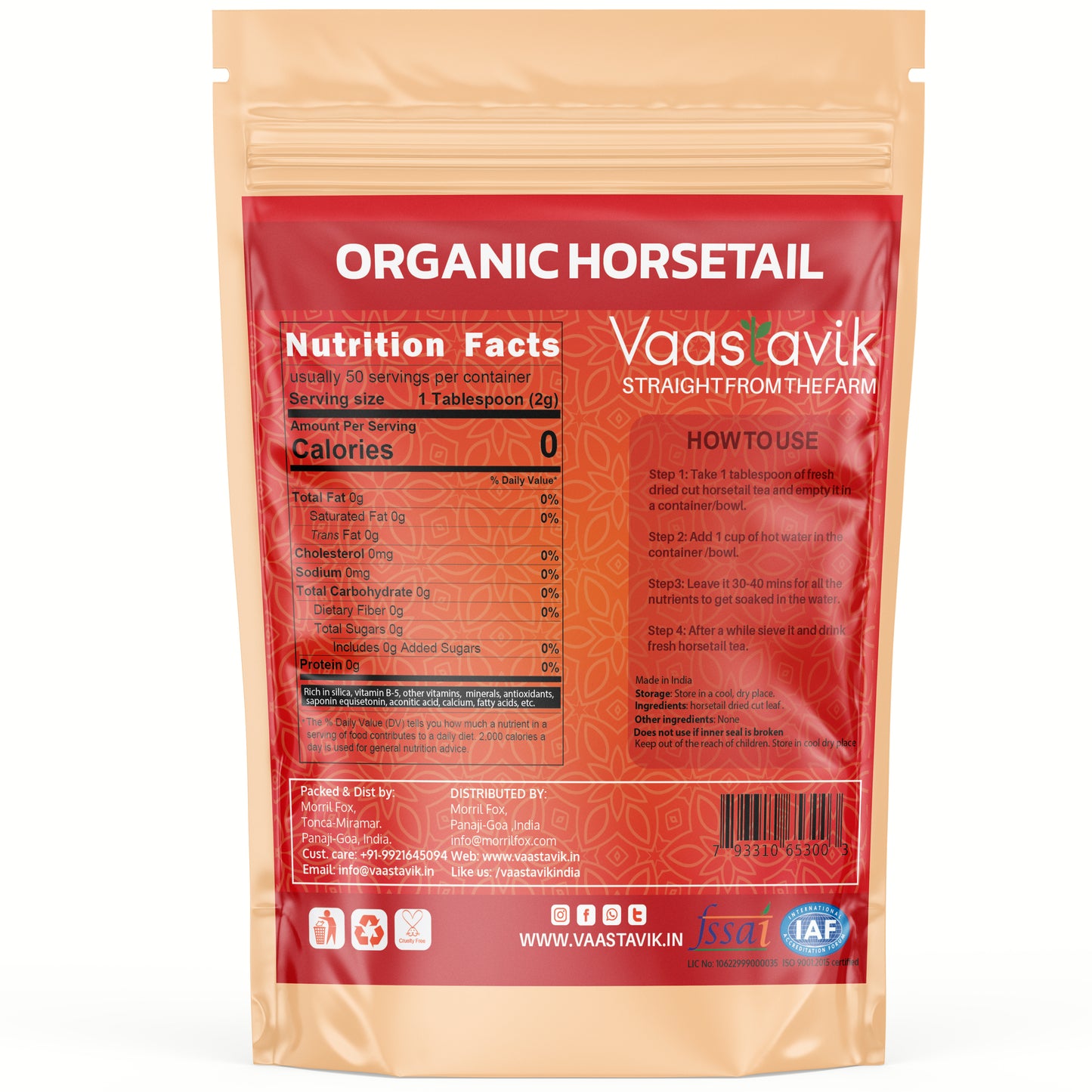 Pure Horsetail Tea Shavegrass 100gm