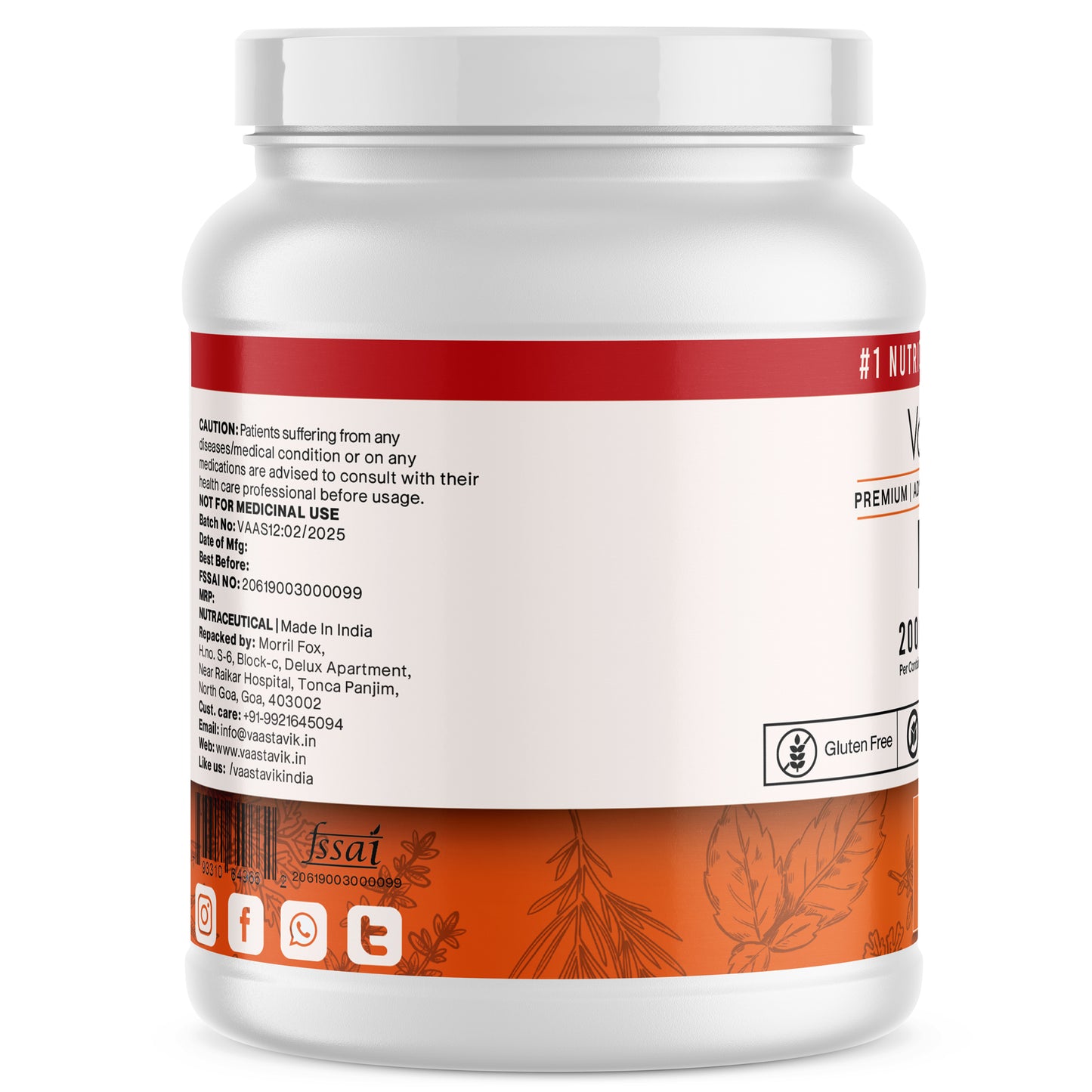 L-Serine Powder Supplement 200 gm