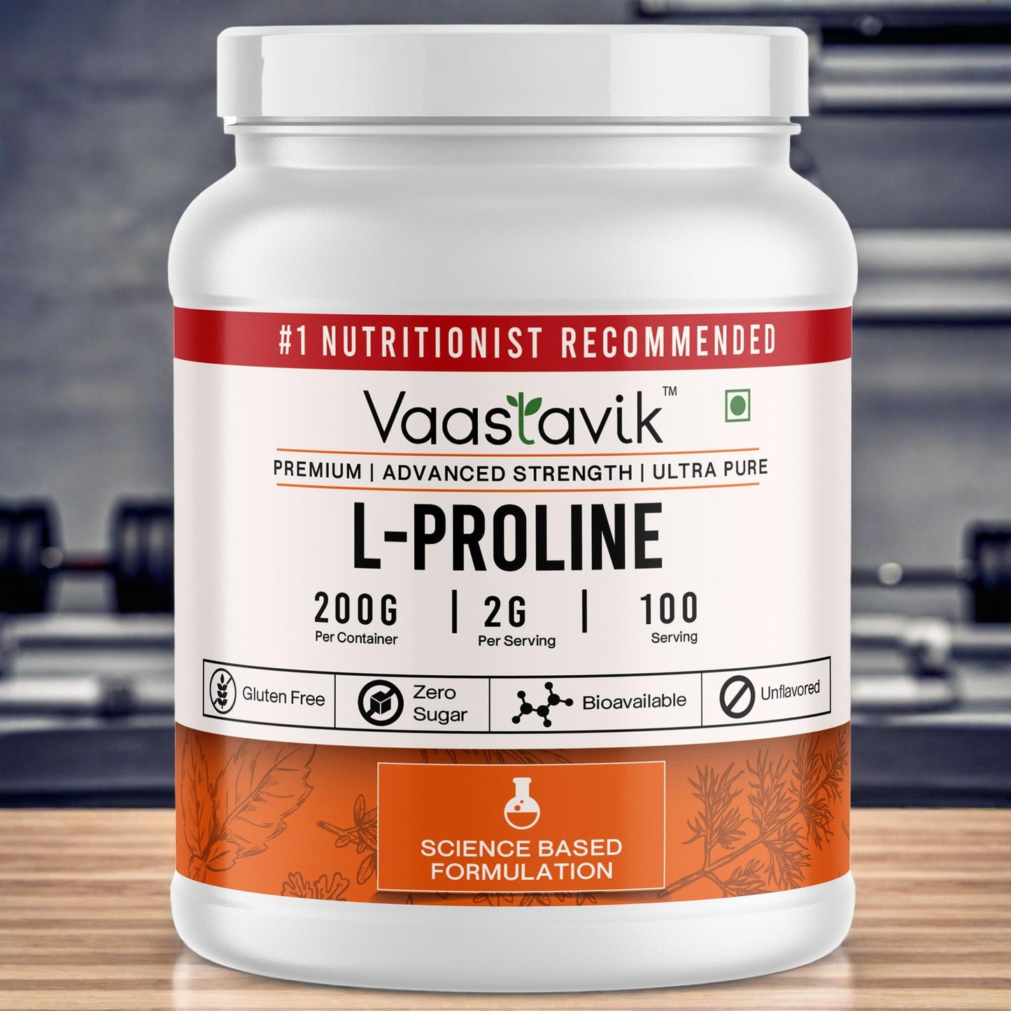 L-Proline Supplements Powder 200 gm