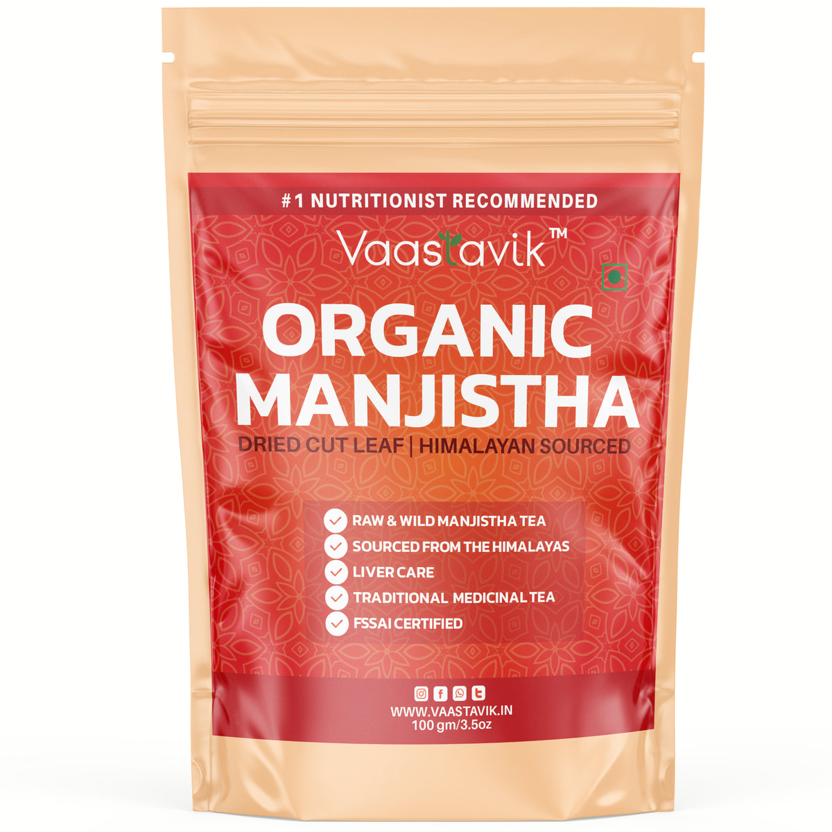 Manish Tea Manjistha Root Tea Indian Madder Dried 100gm – Vaastavik
