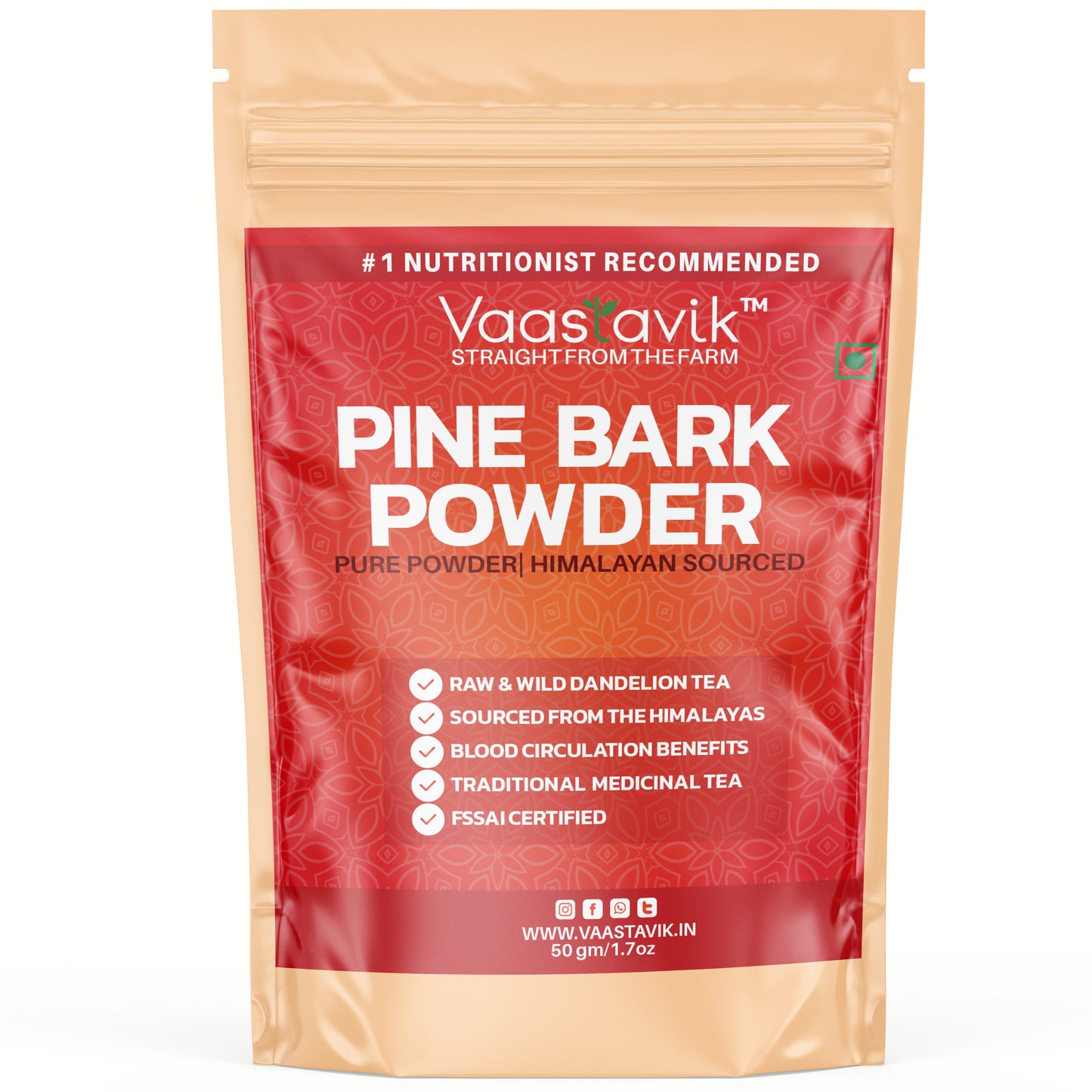 Vaastavik Pure  Best  Organic  Natural Buy now Shop sale Online Price bulk Manufacturer  Wholesaler  reviews ratings specifications Free Shipping Cash on delivery India supplement Tea Pure Pine Bark Powder Tea 100gm