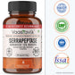Serrapeptase  120,000 SPU Vegetarian 60 Serratiopeptidase Supplement