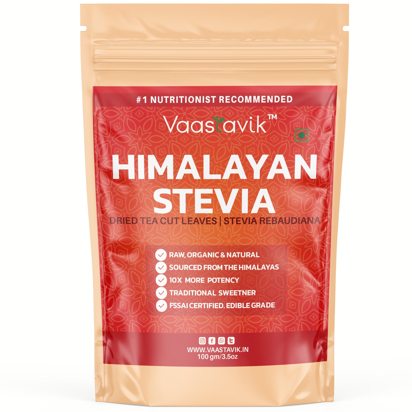 Vaastavik Pure  Best  Organic  Natural Buy now Shop sale Online Price bulk Manufacturer  Wholesaler  reviews ratings specifications Free Shipping Cash on delivery India supplement Tea Stevia Leaf Sweetner 100gm