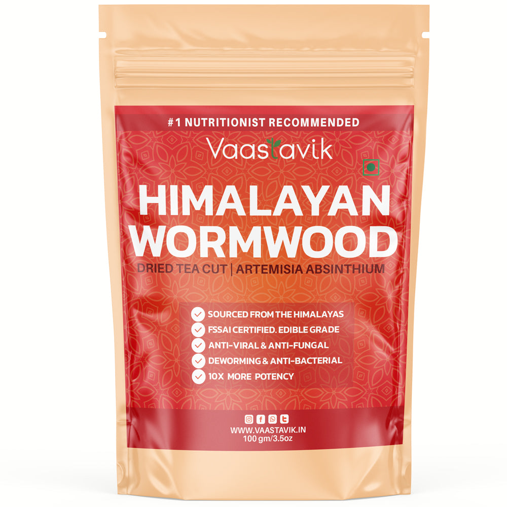 Vaastavik Pure  Best  Organic  Natural Buy now Shop sale Online Price bulk Manufacturer  Wholesaler  reviews ratings specifications Free Shipping Cash on delivery India supplement Tea Wormwood Tea Dried Cut Herb Artemisia Absinthium Afsanteen 100gm