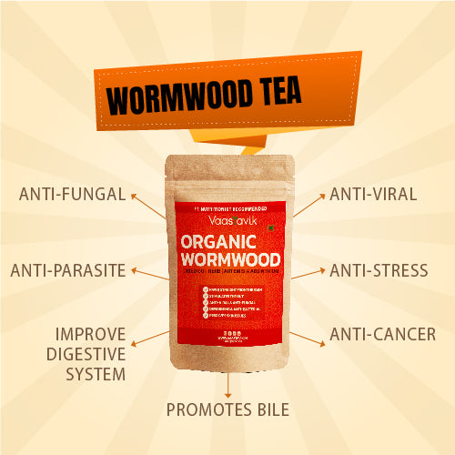Wormwood Tea Dried Cut Herb Artemisia Absinthium Afsanteen 100gm