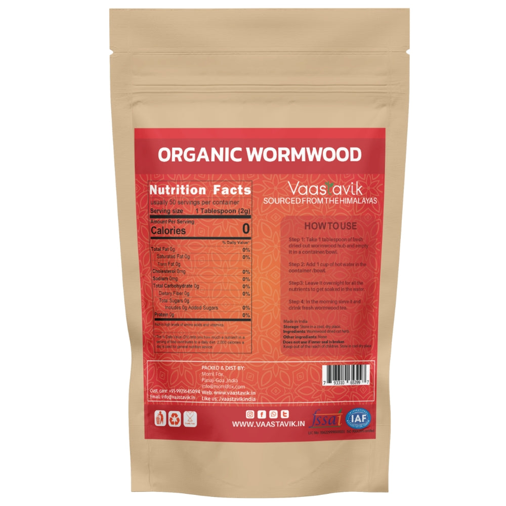 Wormwood Tea Dried Cut Herb Artemisia Absinthium Afsanteen 100gm