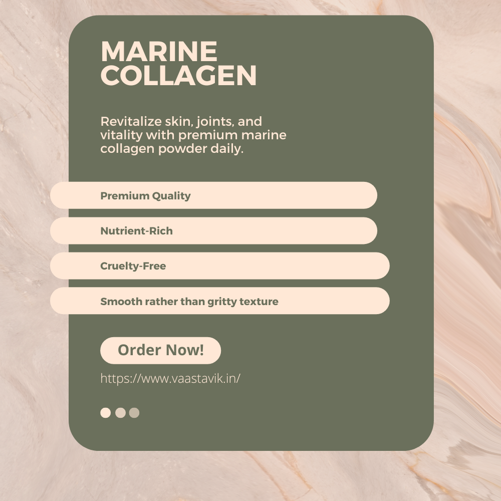 Marine Collagen Powder Hydrolyzed Collagen Peptides 200 gms