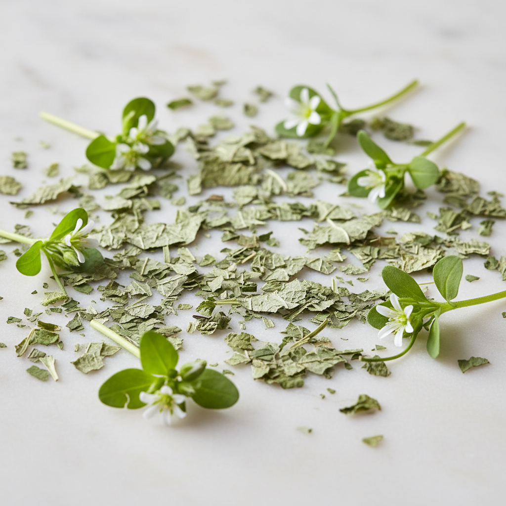 Chickweed Ingredients Close-Up
