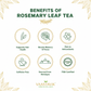 Benefits infographic - Rosemary Leaf Tea key benefits