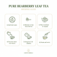 How to brew Pure Bearberry Leaf Tea - 6 step infographic