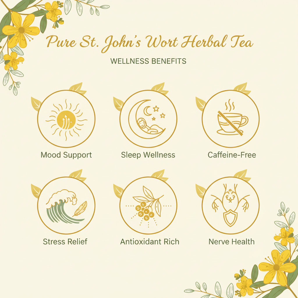 St. John's Wort Benefits Infographic