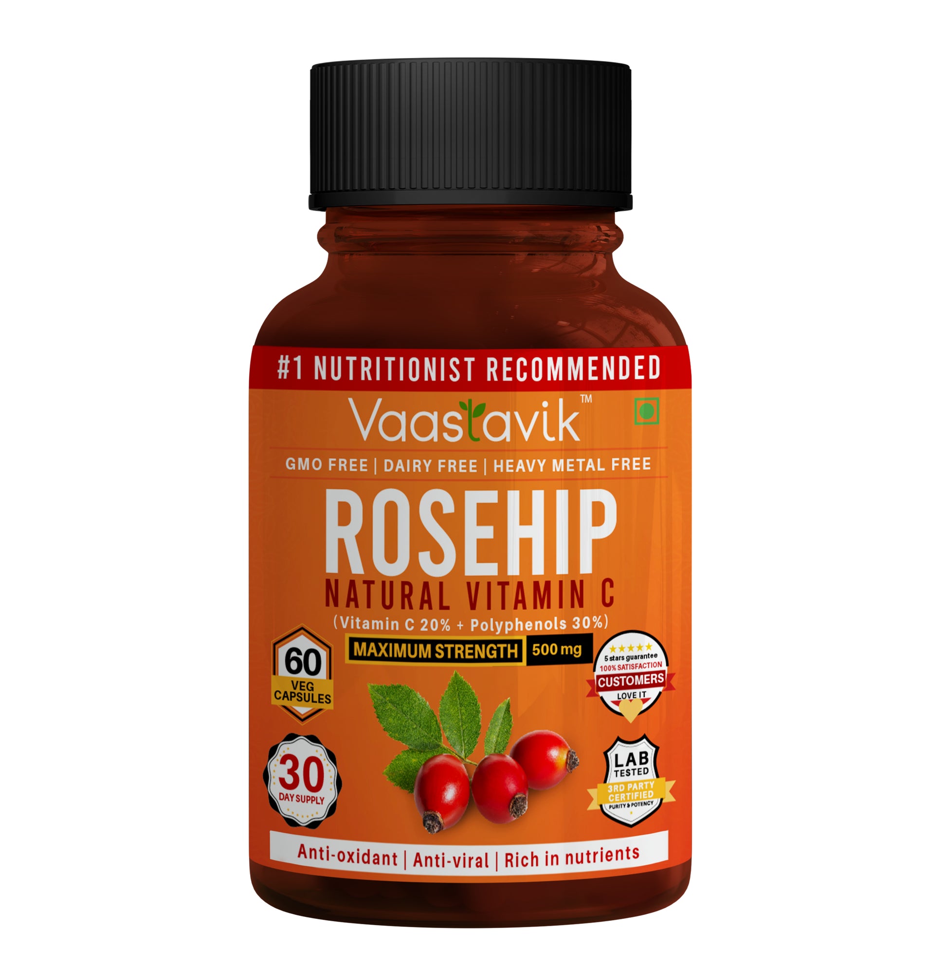 Vaastavik Rosehip capsule supplements