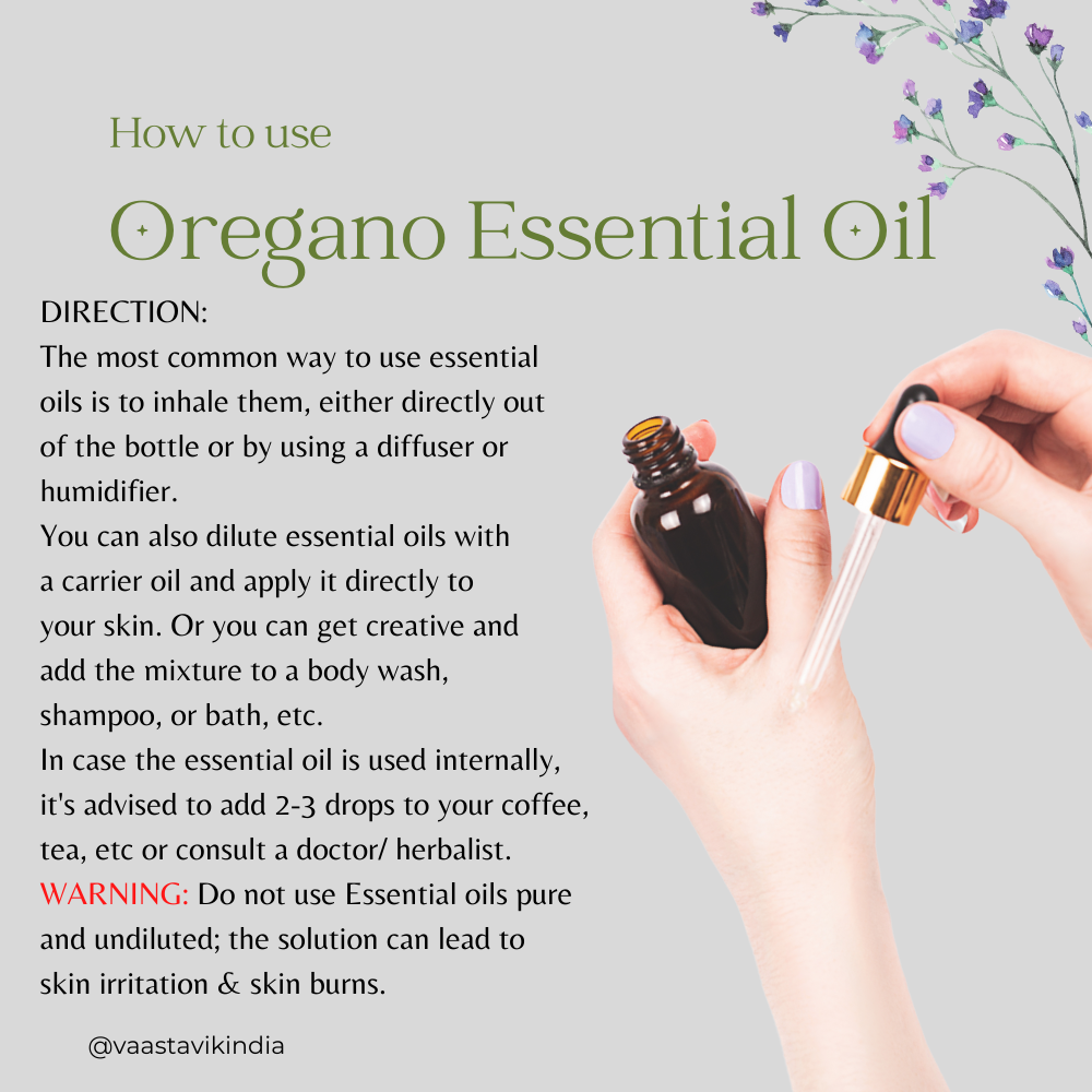 Pure Oregano Essential Oil Food Grade