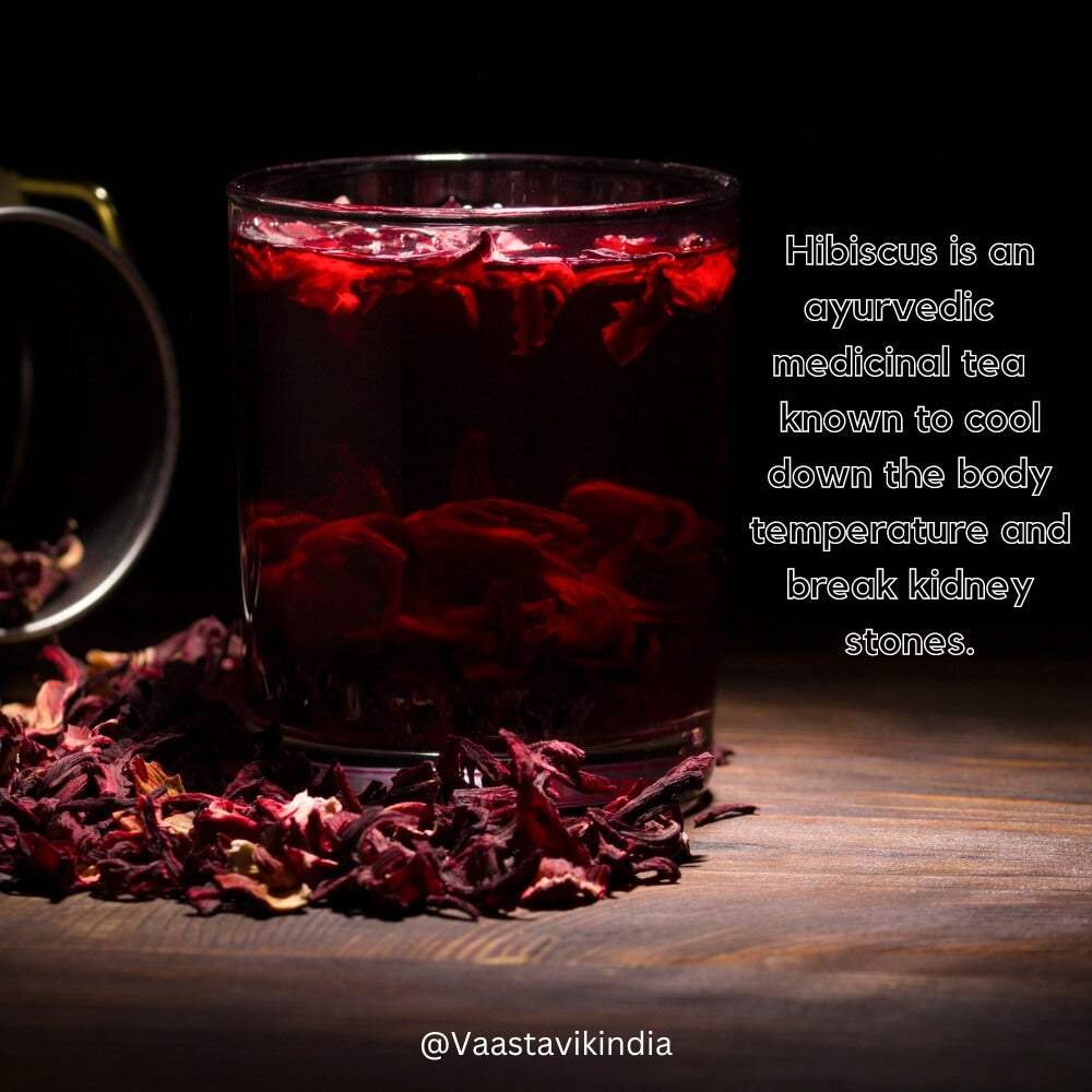 Himalayan Sourced Ayurvedic Hibiscus Flower Herbal Tea 100gm